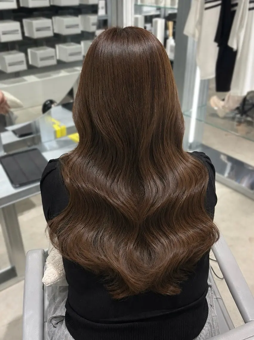 ロング カラー ヘアカラー トリートメント 🥨みのり🥨/ レイヤーカット/ボブのヘアスタイル