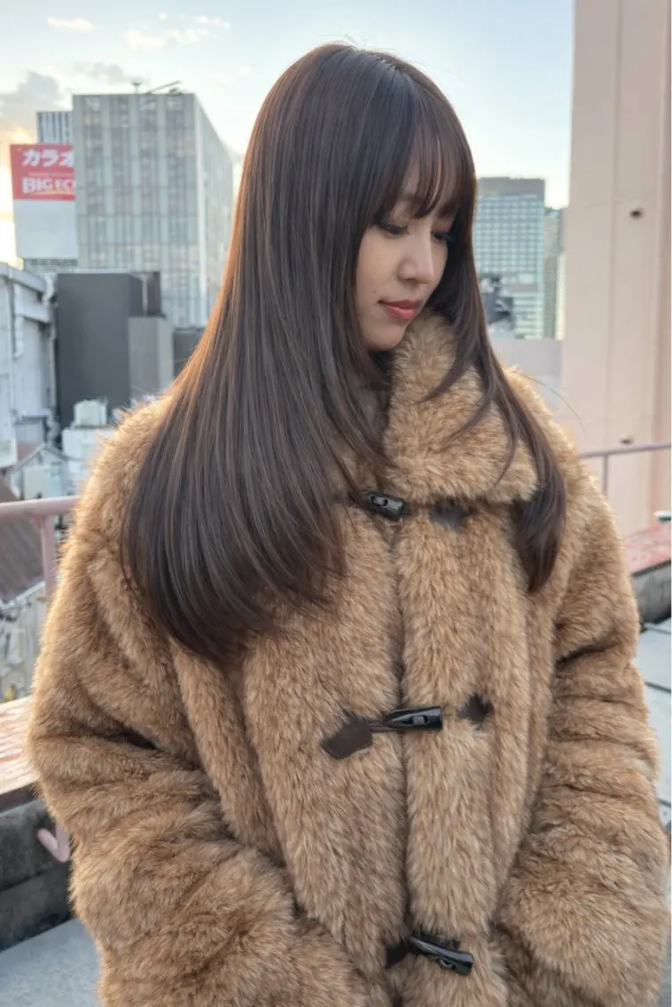 レイヤーカット バタフライレイヤー ハッシュカットの写真