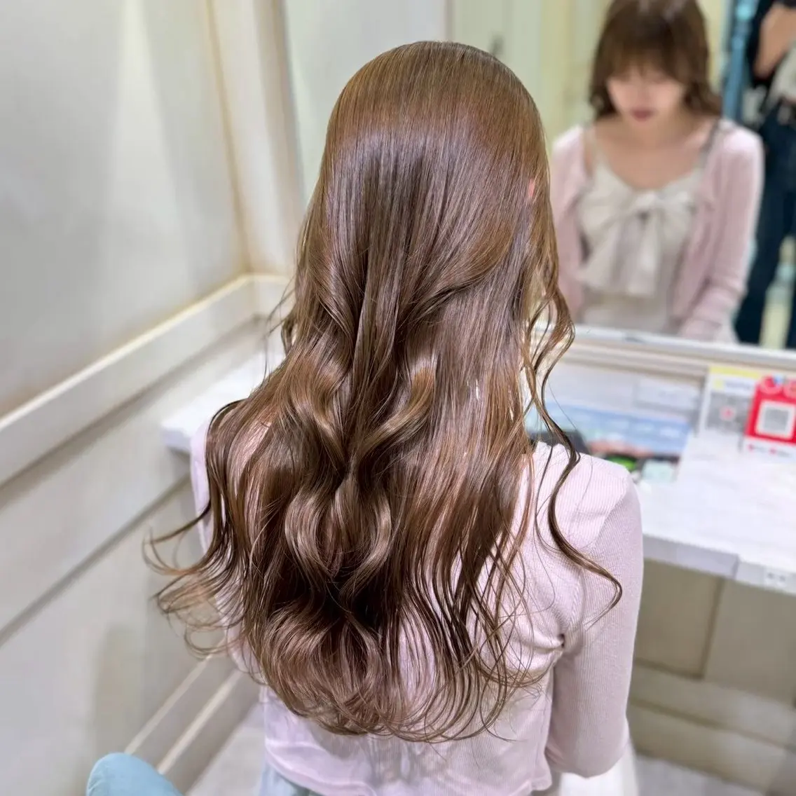カラー ヘアカラー トリートメント 透明感ツヤカラー/ ゆうな💙のヘアスタイル