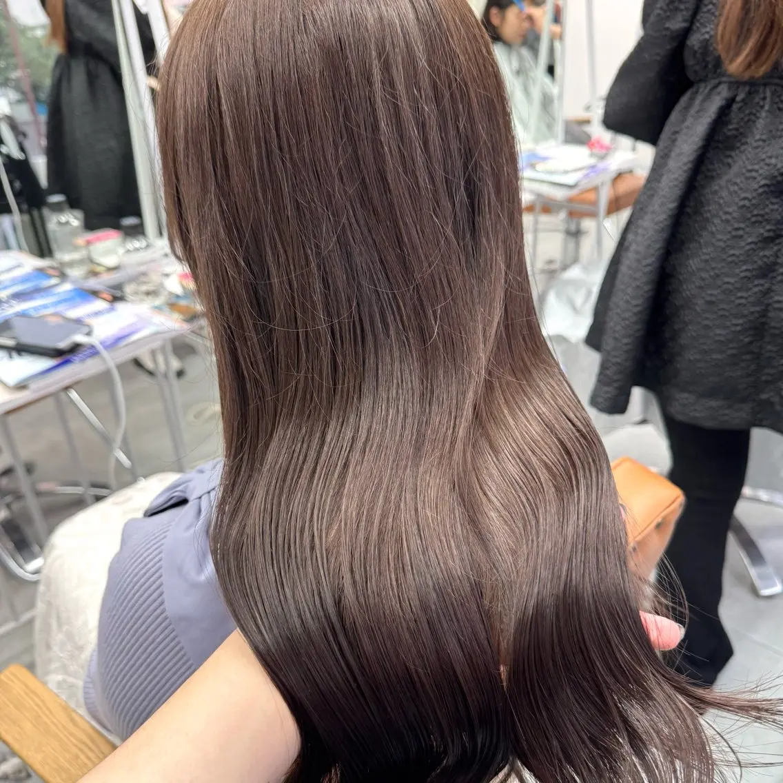ロング カラー ヘアアレンジ ヘアカラー ブリーチなしカラー /新百合ヶ丘/安形翔のヘアスタイル