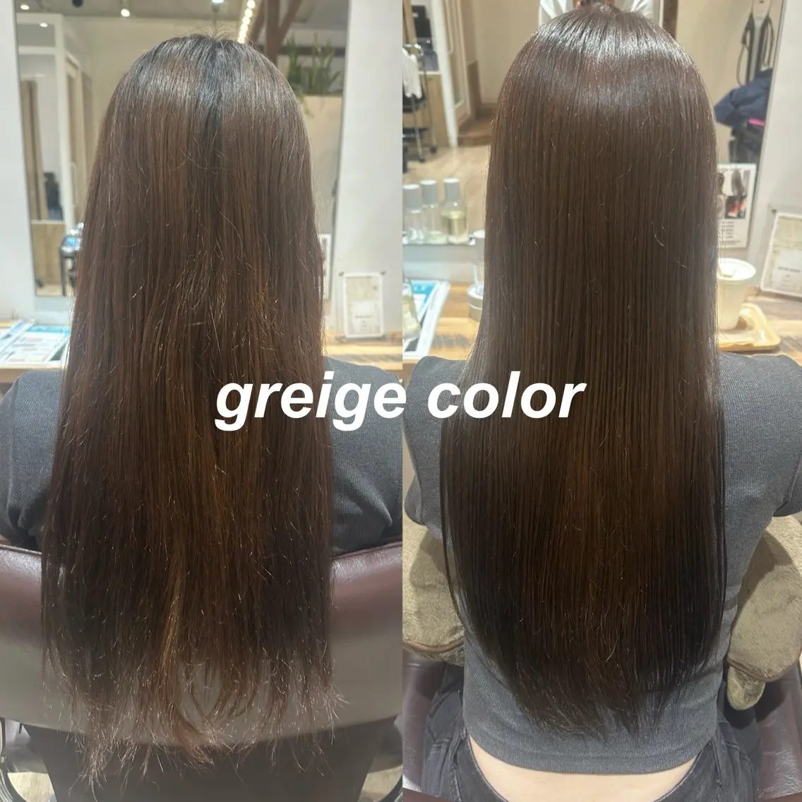 カラー 透明感カラー グレージュ オーガニックカラー 湘南台/ ボブカット KaNa🌺🌴のヘアスタイル