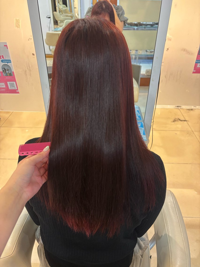 カラー 髪質改善 ヘアカラー トリートメント 💖改善カラー 板倉百花💖のヘアスタイル