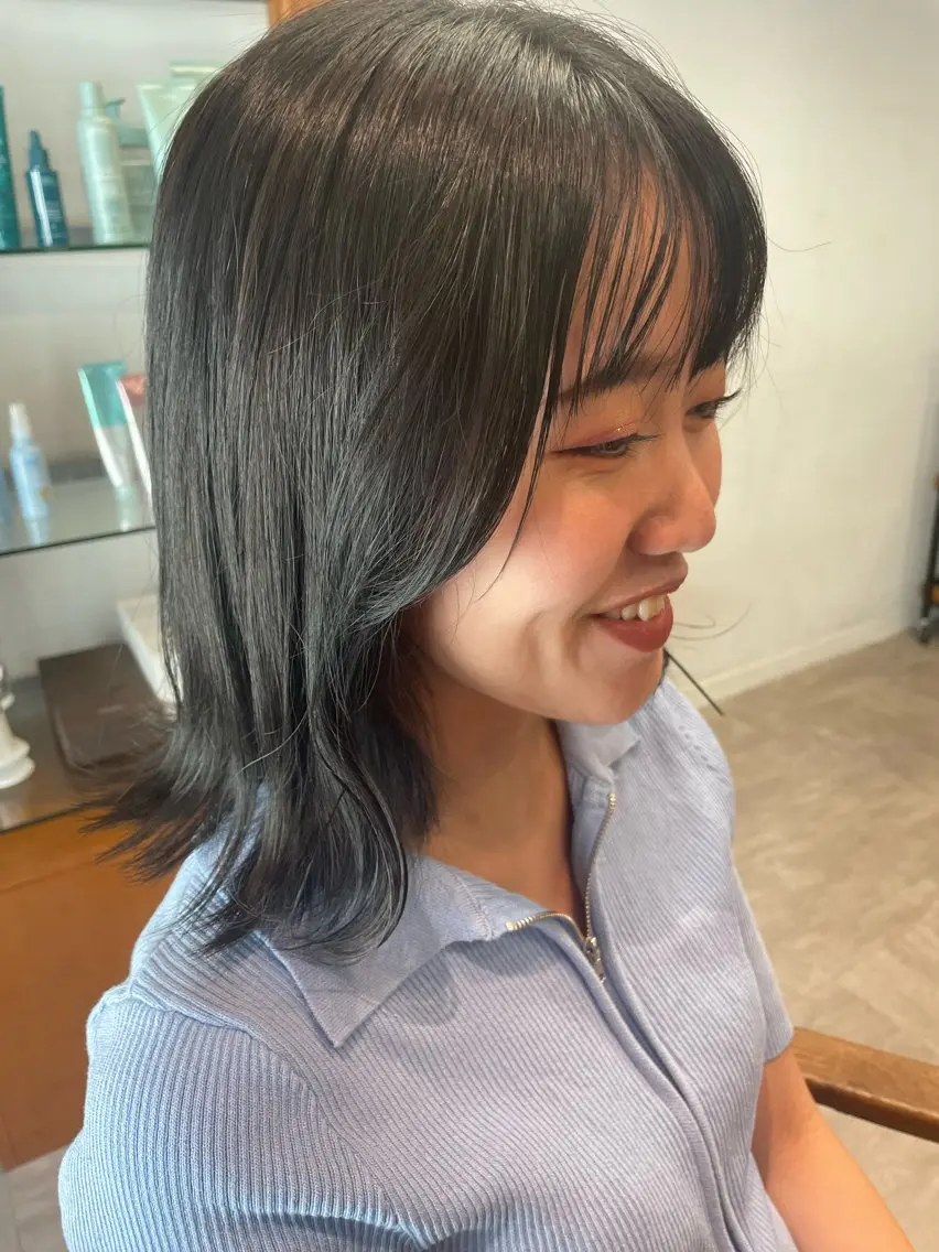 ミディアム PANOLA下北沢 中川夢菜のヘアスタイル