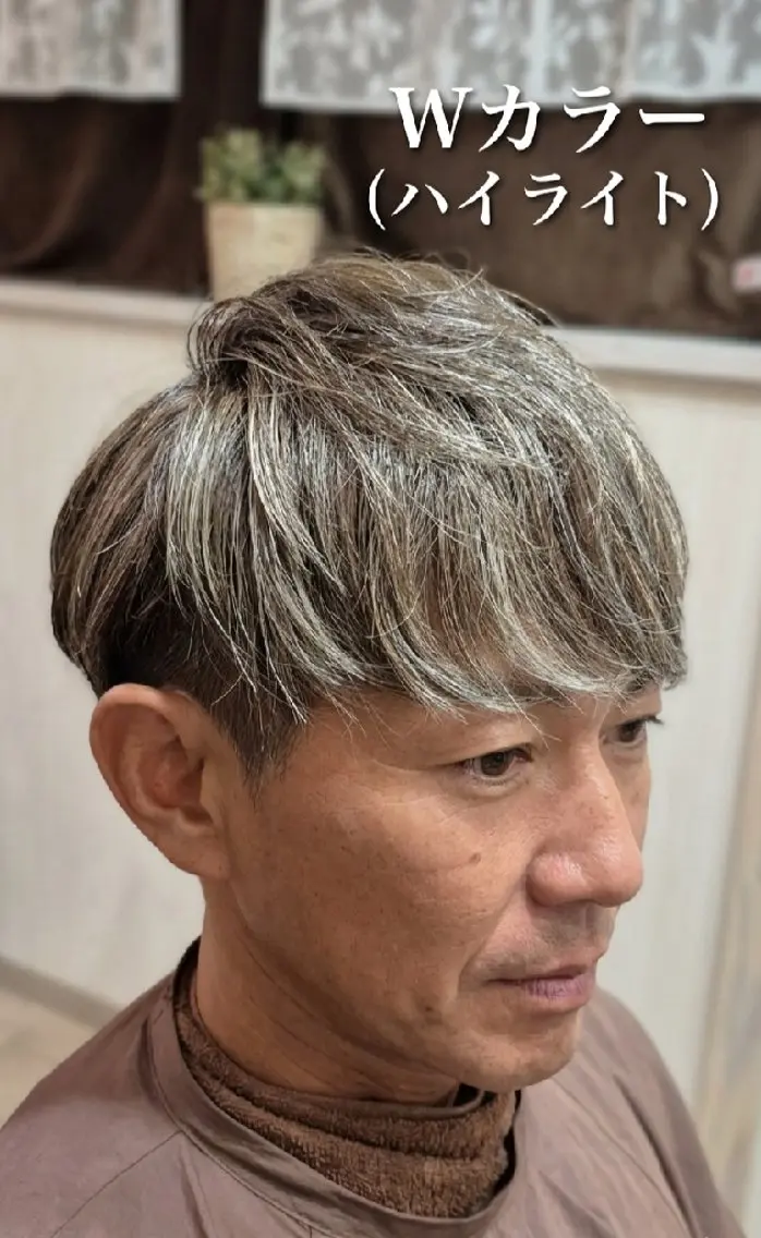 ショート カラー ハイライトカラー ハイライト 水口 正登のヘアスタイル