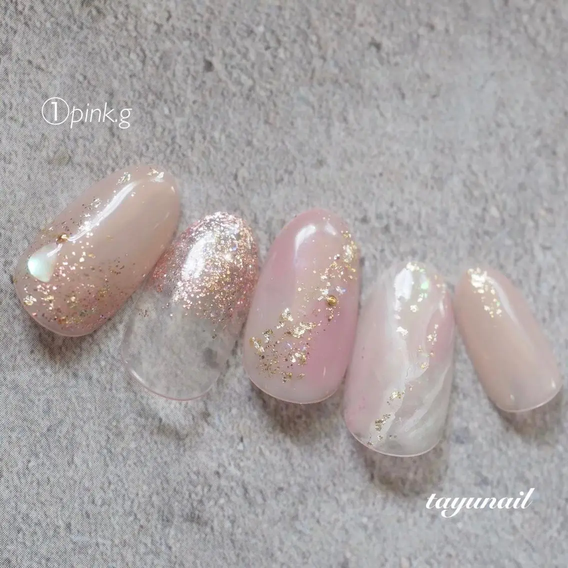 ネイル アートネイル ブルー ジェルネイル ワンカラーネイル パラジェル ネイルサロン 【たゆnail】のネイルデザイン