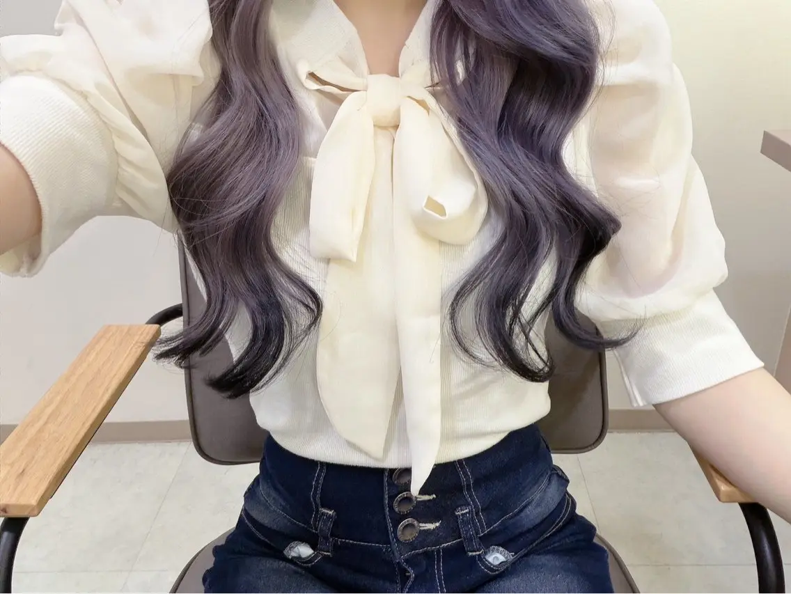 ロング ヘアカラー 🍵rinka 🍵カラーモデル募集のヘアスタイル