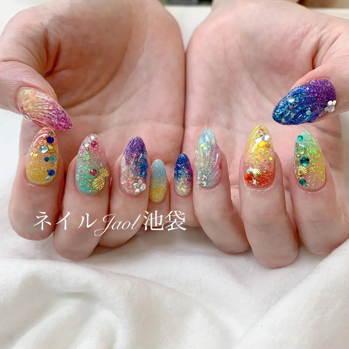 ミディアム ネイルJaol 池袋のネイルデザイン