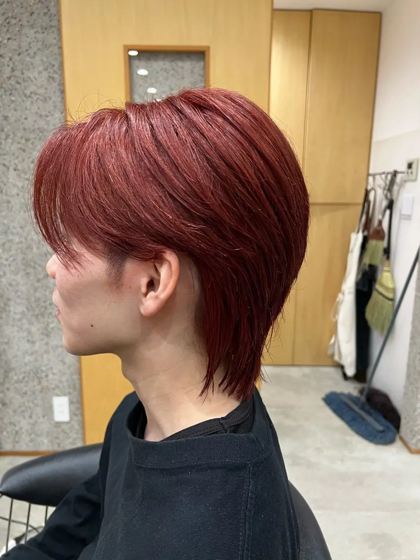 カラー メンズ カット 解良 優斗のヘアスタイル