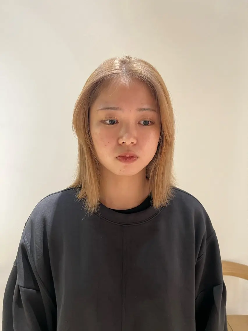 ミディアム 艶髪 mayuka💖のヘアスタイル