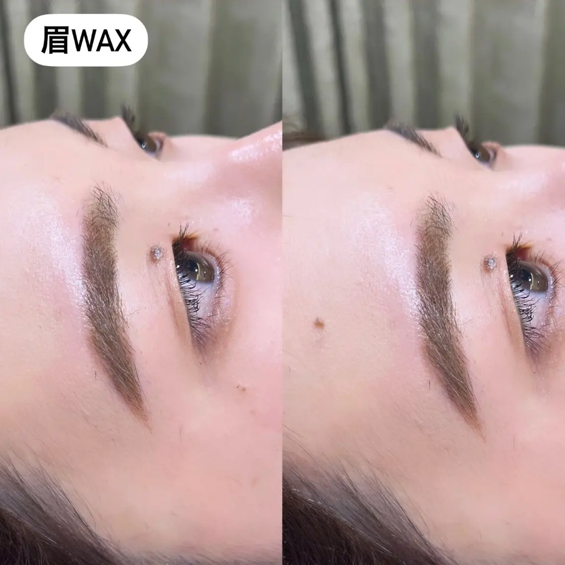 アイブロウ ワックス脱毛 眉カット ∴Sanae. ∴ トータルビューティーのマツエク・マツパデザイン