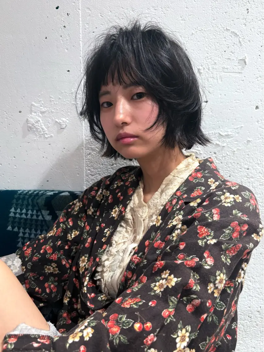 ミディアム ボブ 川合 慶輔のヘアスタイル
