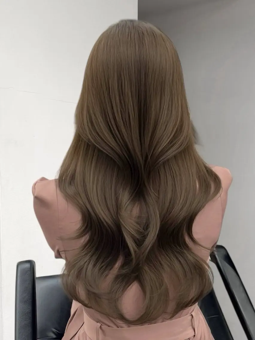 セミロング カット ヘアカラー トリートメント ヘッドスパ ヘアセット 韓国ヘア×2way 🇰🇷和知拓郎のヘアスタイル
