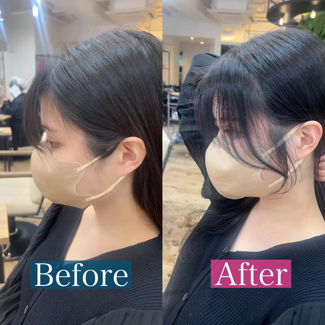 セミロング 伸ばしかけ カット ヘアカラー 🩶レイヤーカット/ さわ🩶のヘアスタイル