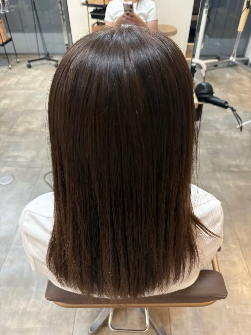カラー ヘアカラー 長野 美鈴のヘアスタイル