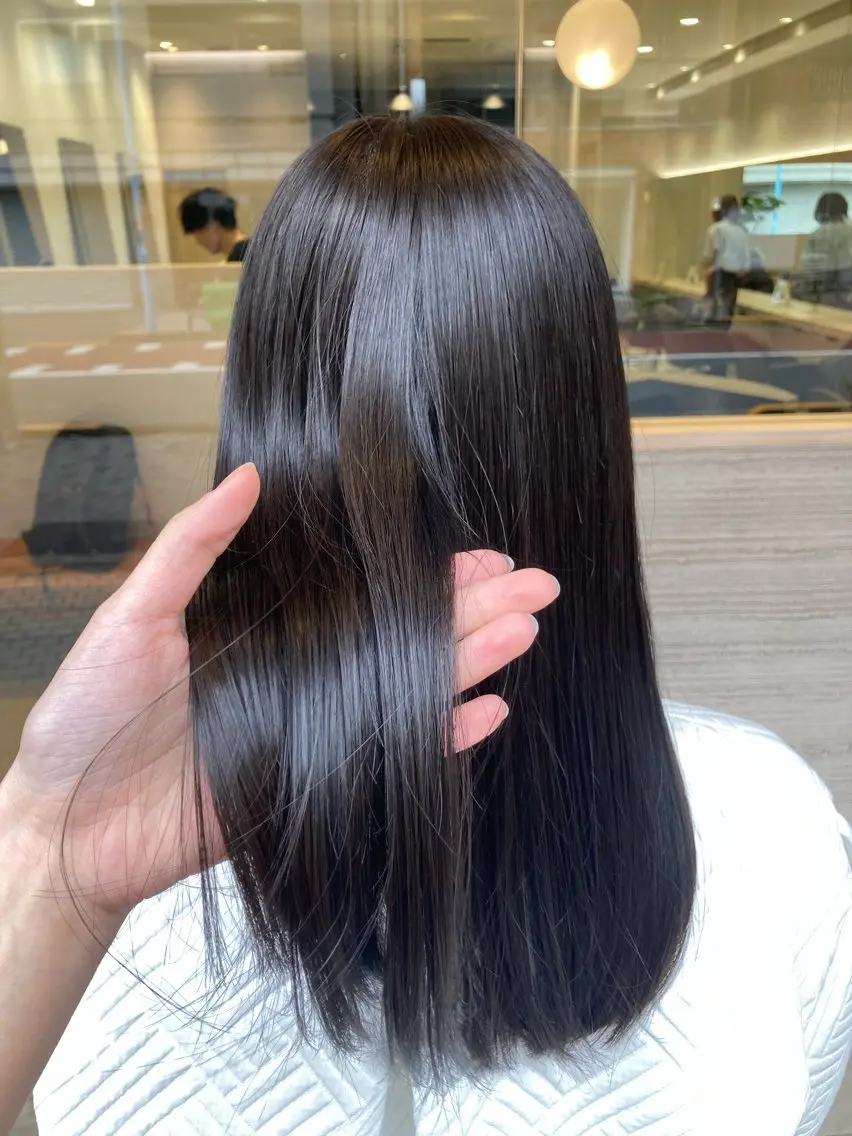【ご新規様限定】カラー+5STEP Aujuaトリートメント🌷シャンプー・ブロー込 似合わせスタイリング付き🫧の写真
