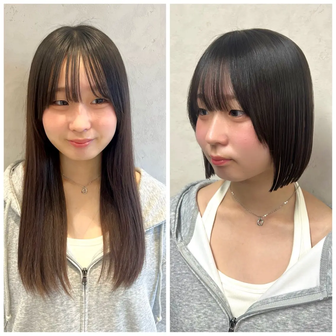 ミディアム ボブ／ストレート🎀 harukaのヘアスタイル