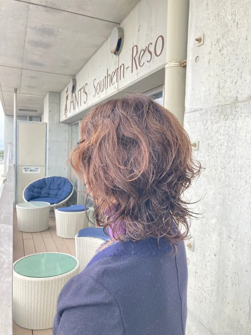 ミディアム パーマ 🌙パーマ 照井🌙のヘアスタイル
