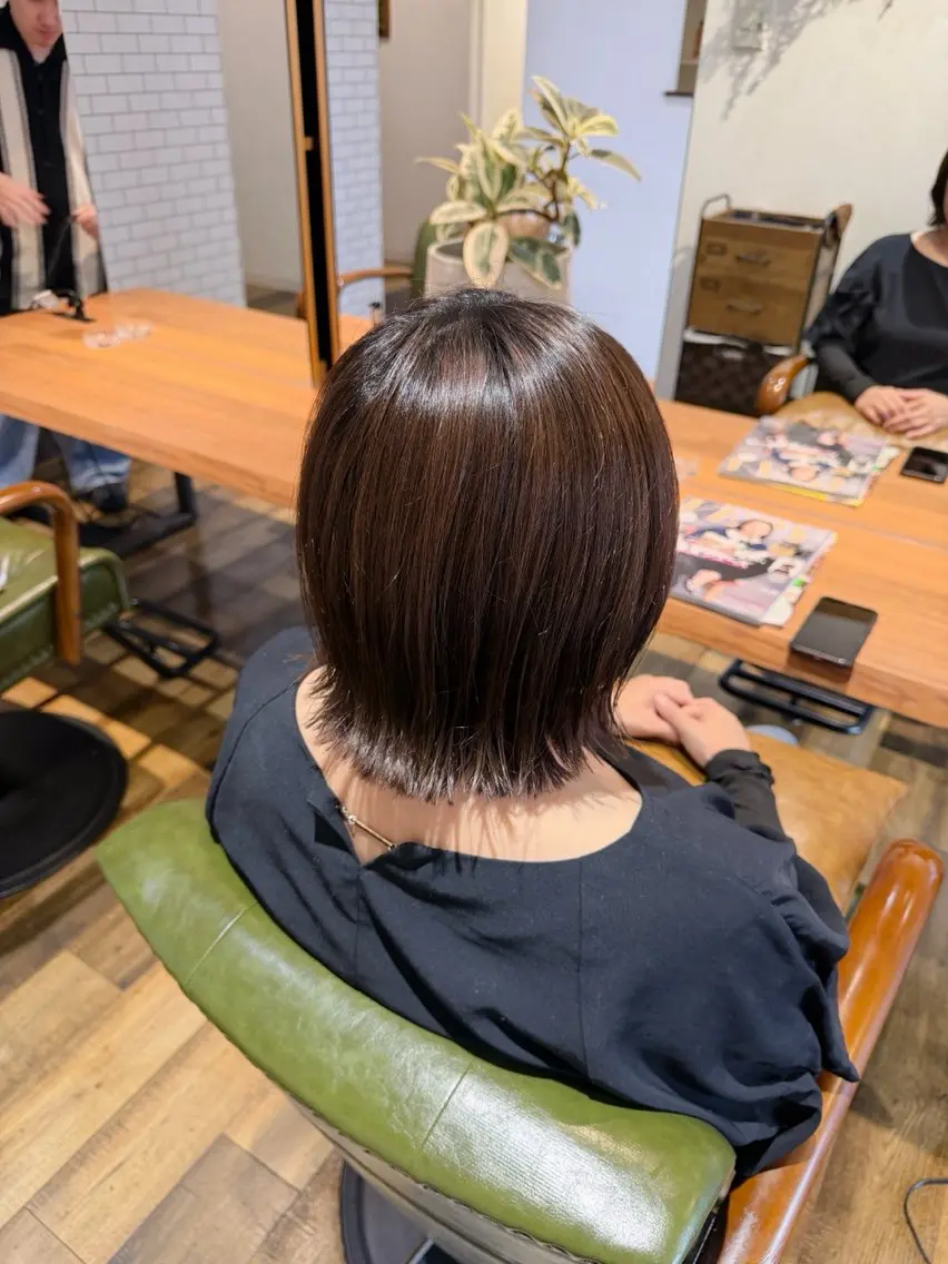 ミディアム ボブ 奈良市菖蒲池💎 Yuihoのヘアスタイル