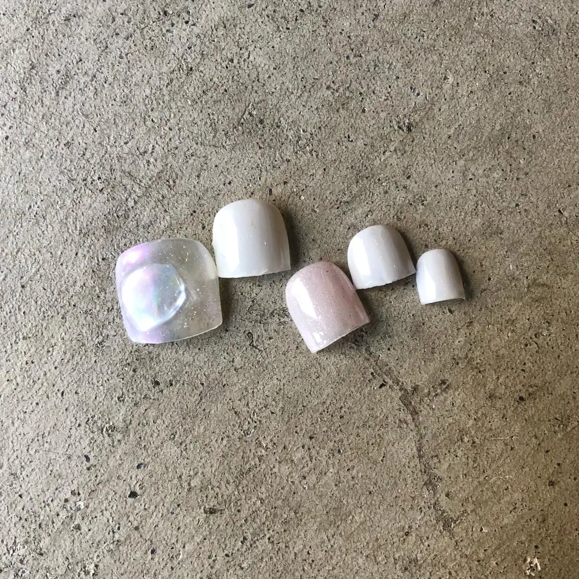 ネイル オーロラネイル フットネイル TRAM-nail moriizumiのネイルデザイン