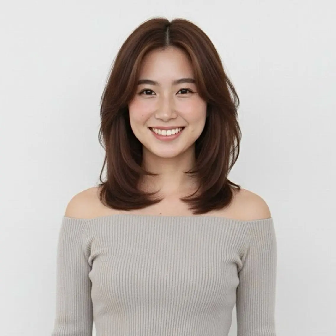 ミディアム カラー ブラウンカラー ナチュラルブラウン トリートメント ヘアカラー トリートメント 髪質改善特化KIZU /艶髪研究（京都）のヘアスタイル