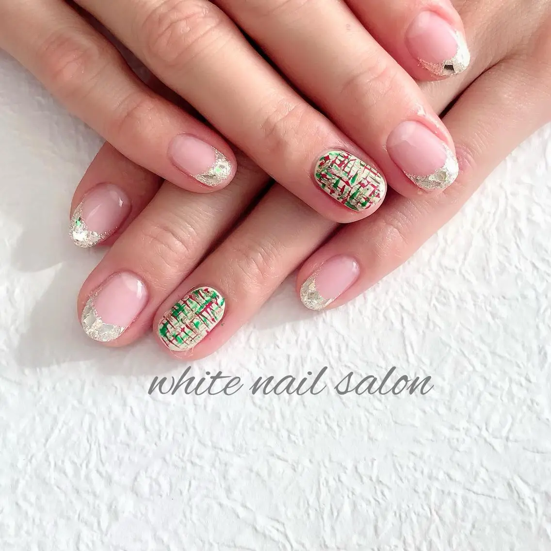 ネイル フットネイル ジェルネイル ハードジェル 持ち込み ソフトジェル white nail salonのネイルデザイン