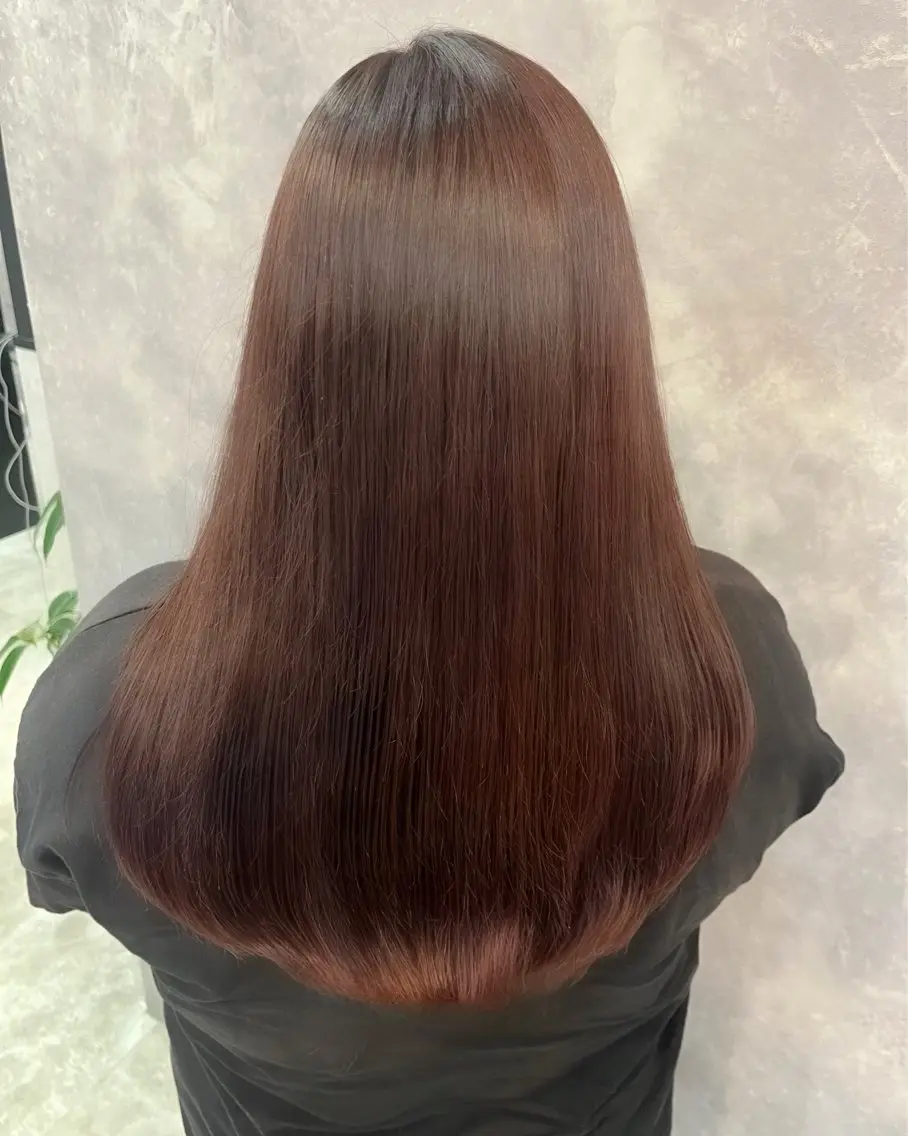 ロング カラー ブリーチ ブラウンカラー トリートメント 🌼カラー 🌼渡辺歩🌼のヘアスタイル