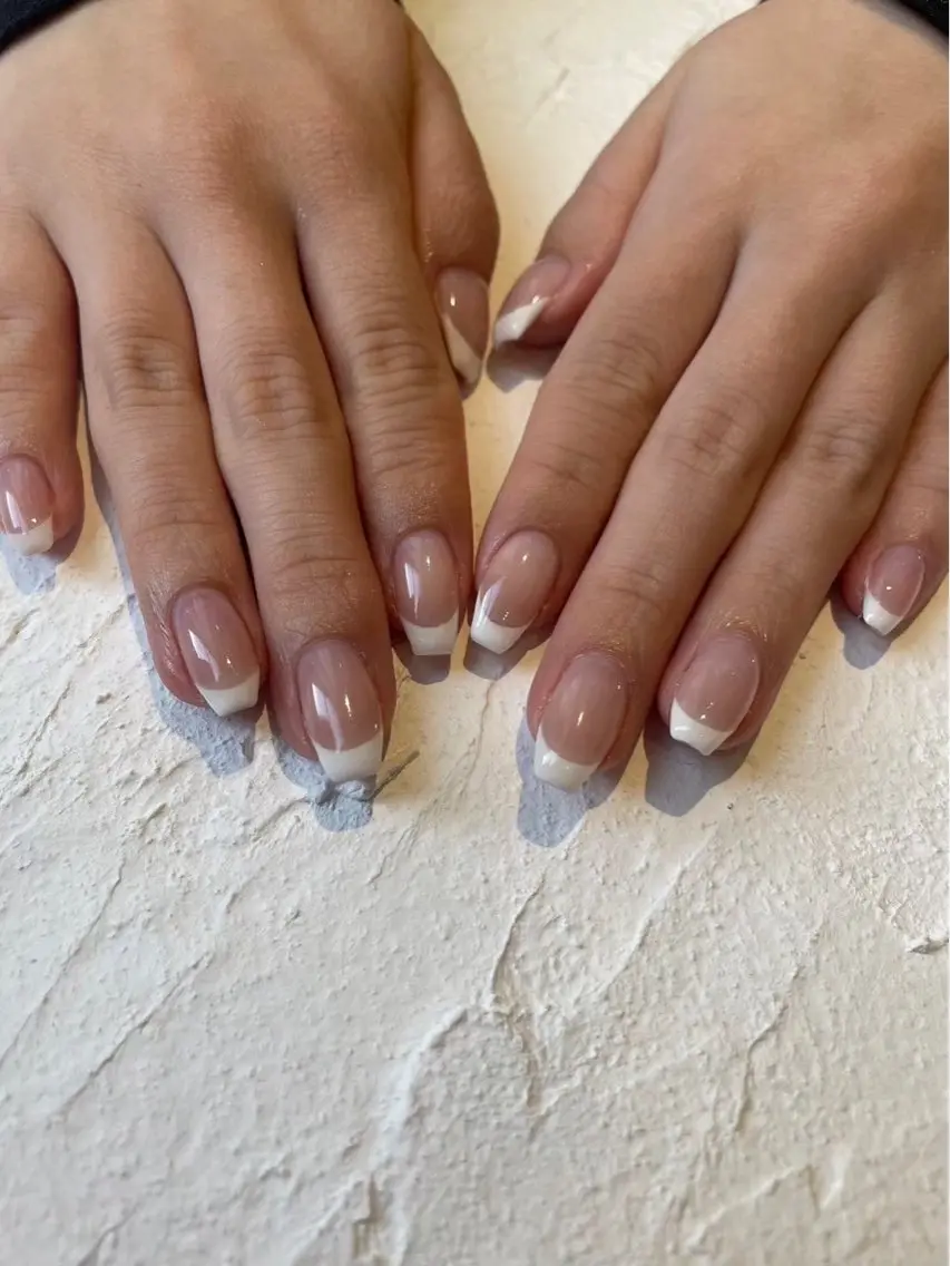 【モデル様募集】🕊️オフありフィルイン×フレンチネイル🎠✨技術向上のため研修ネイリストが担当の写真
