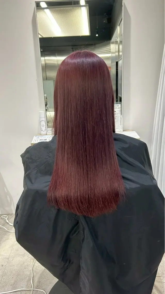 ロング カラー ヘアカラー himari💜 暖色/レイヤーカットのヘアスタイル