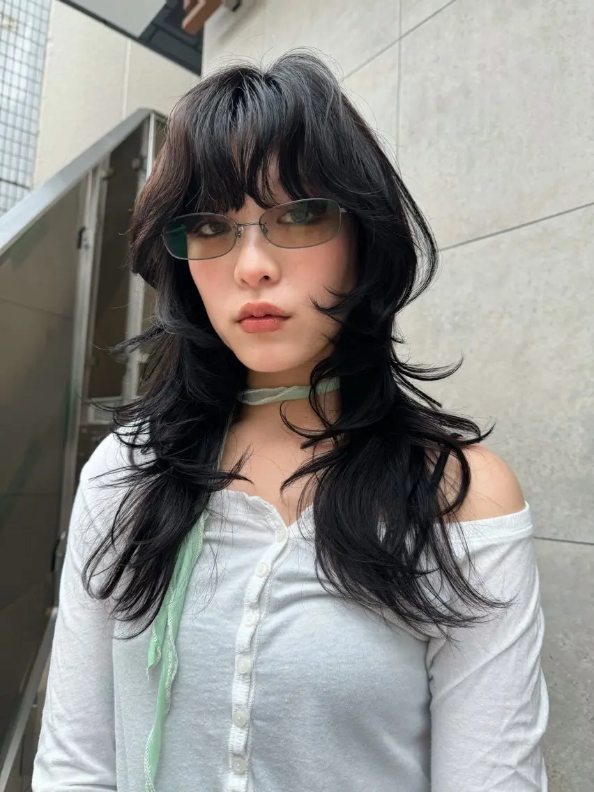 セミロング カット ヘアカラー トリートメント 🩵縮毛矯正・ボブ 岩原朋也🩵のヘアスタイル
