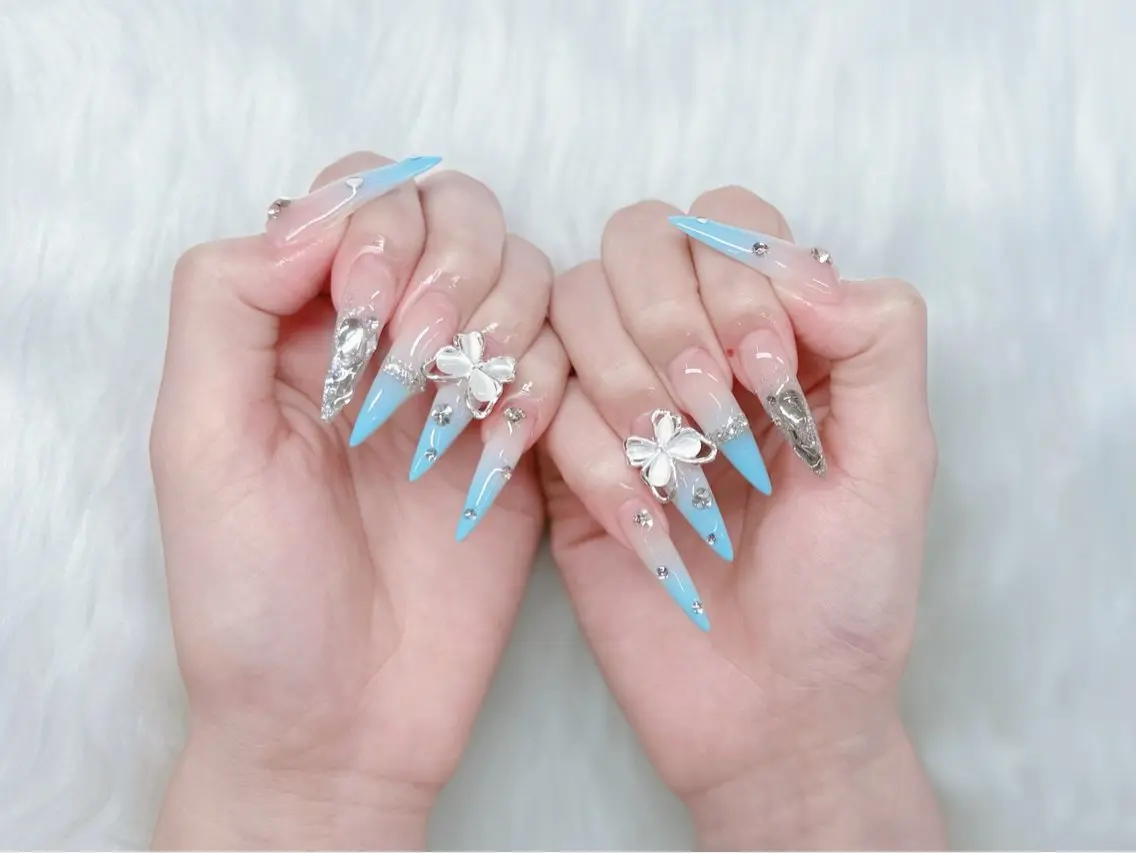 ネイル アートネイル 韓国ネイル 持ち込み ワンホンネイル ハンドネイル GOHOUBI Nail 心斎橋店のネイルデザイン