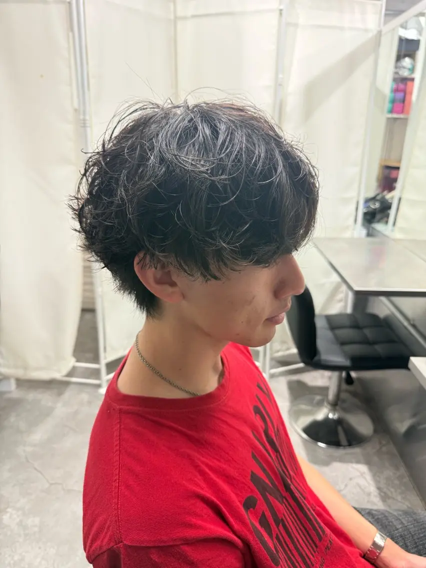 メンズ カット パーマ ✨癖毛指名No.1✨ メンズ特化YUIのヘアスタイル