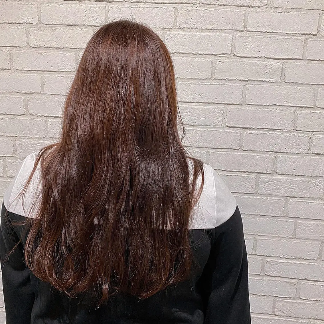 ロング カラー ブリーチ ブリーチなしカラー ピンクカラー 🪻花屋併設🪻秀島 有紀のヘアスタイル
