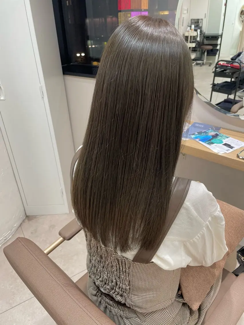 カラー オリーブカラー カット ヘアカラー 莉理花 /柔らかカラー🧸♡のヘアスタイル