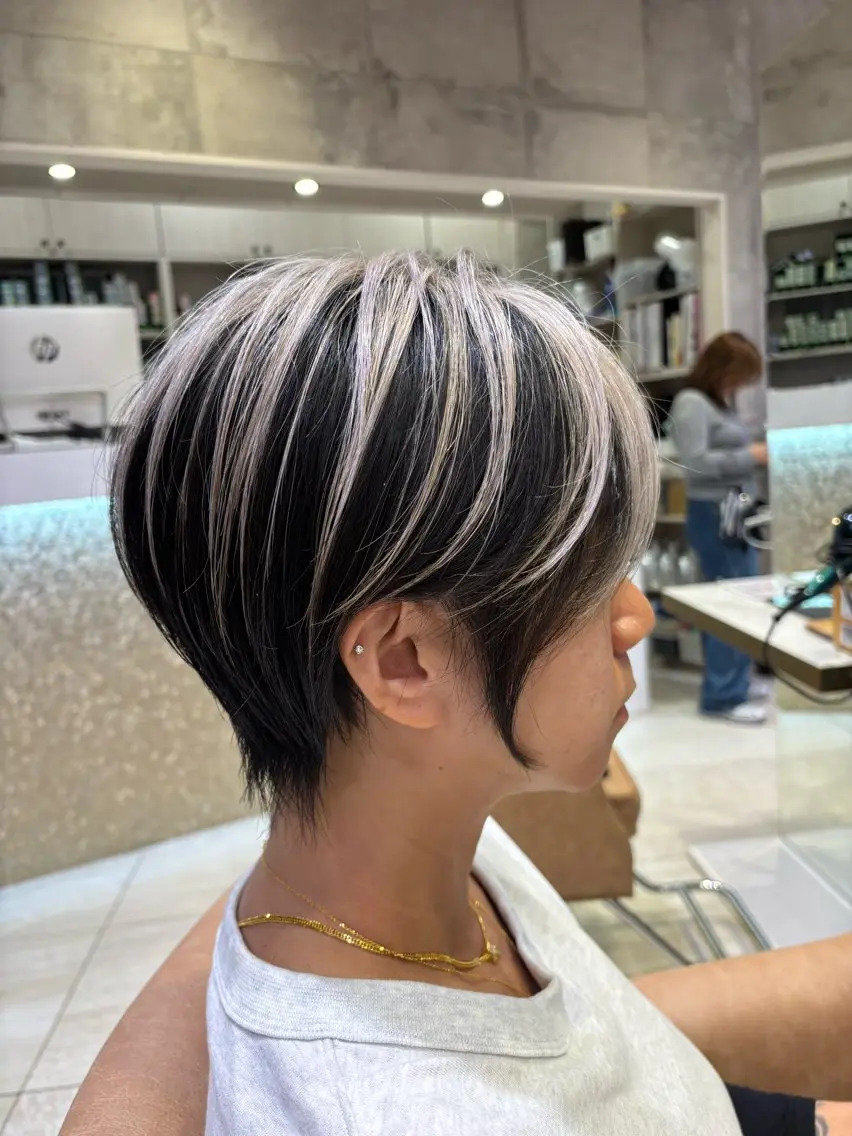 ショート カラー カット ヘアカラー トリートメント 【7月🉐メニュー】 ショート特化/荒砂のヘアスタイル
