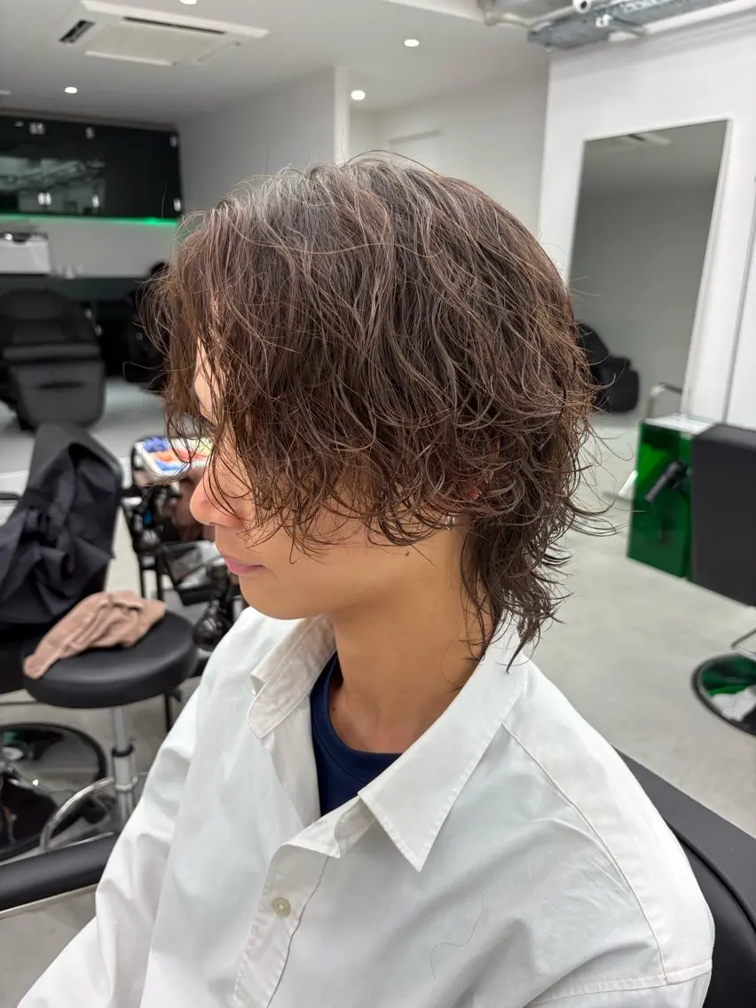 パーマ メンズ パーマ メンズパーマ特化 sayoのヘアスタイル