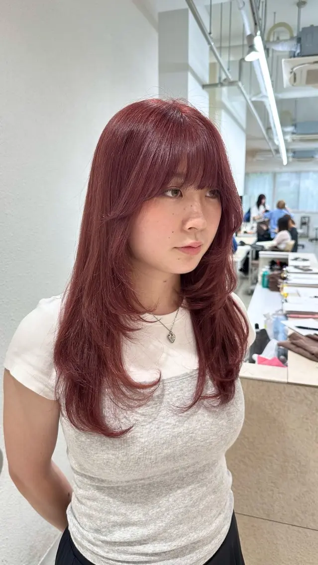 ロング カラー ベージュカラー ブリーチ ブラウンカラー ケアブリーチ カシス ヘアカラー トリートメント ブリーチ/ハイトーン 🧚🏻HARUKAのヘアスタイル