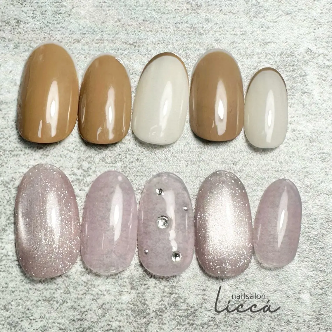 ネイル シンプルネイル nailsalon liccáのネイルデザイン