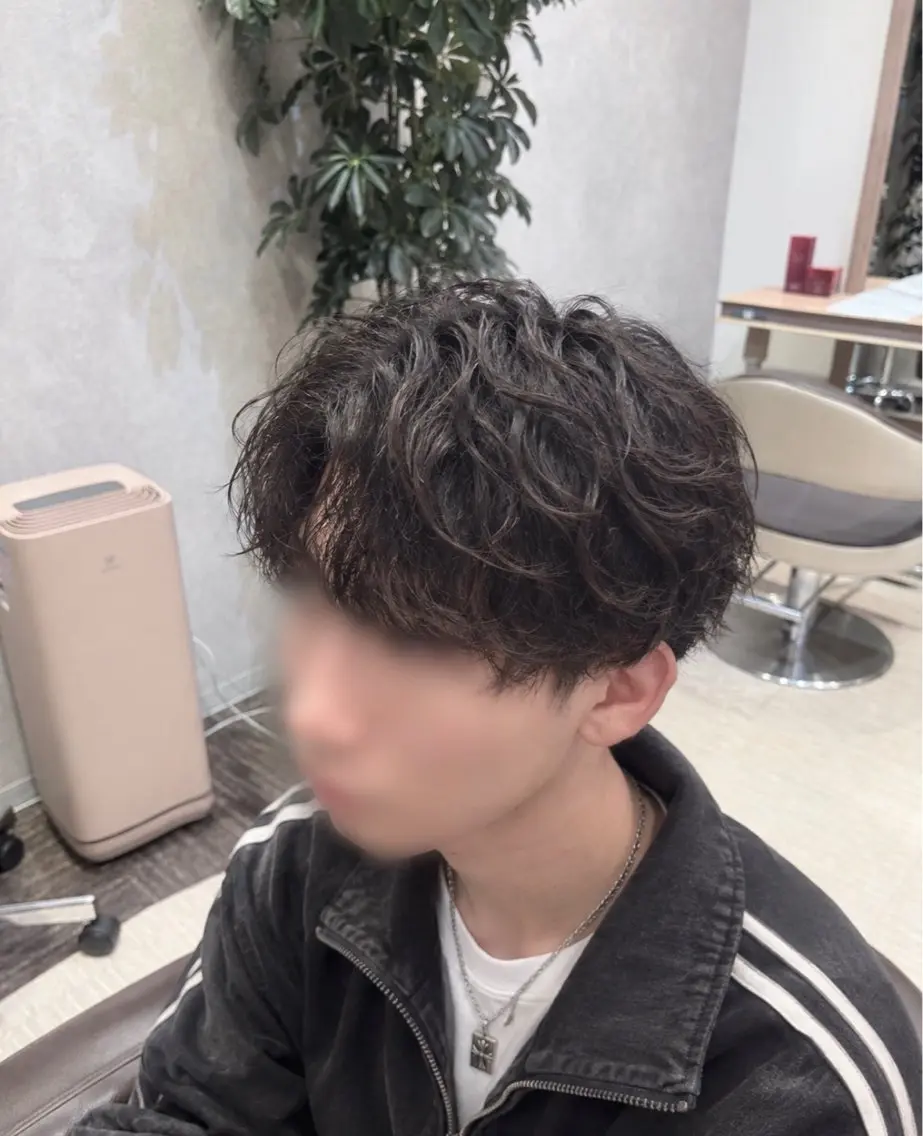 メンズ カット パーマ 🐣メンズパーマ特化 秋葉美月🐣のヘアスタイル