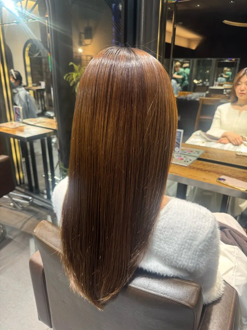 ロング パーマ MINX似合わせボブ 髪質改善/岩城槙乃介のヘアスタイル