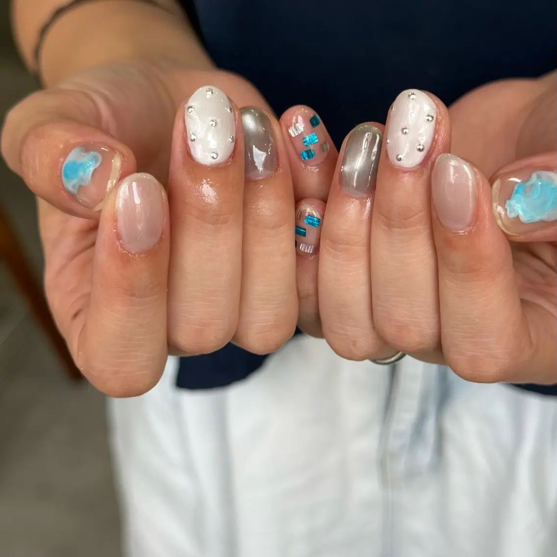ネイル ハンドネイル aineのネイルデザイン