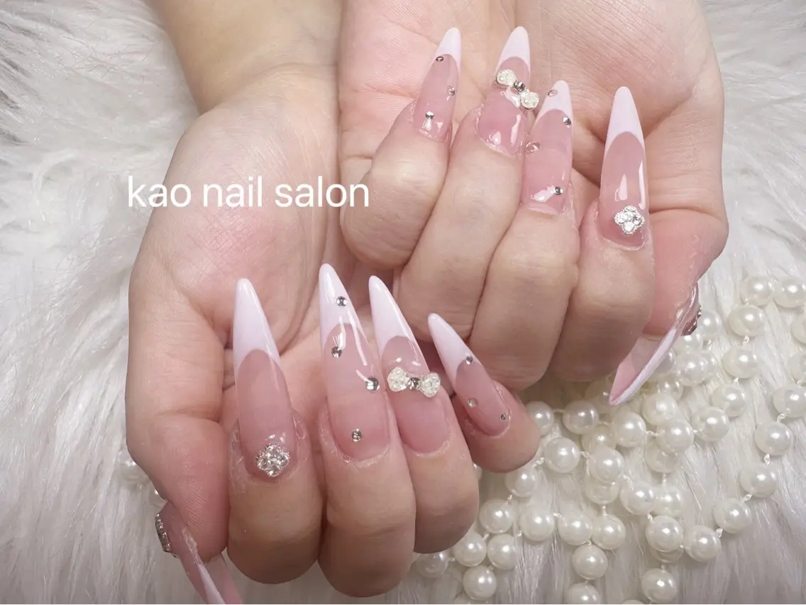 ネイル ハンドネイル kao nail マグネット/長さだしのネイルデザイン