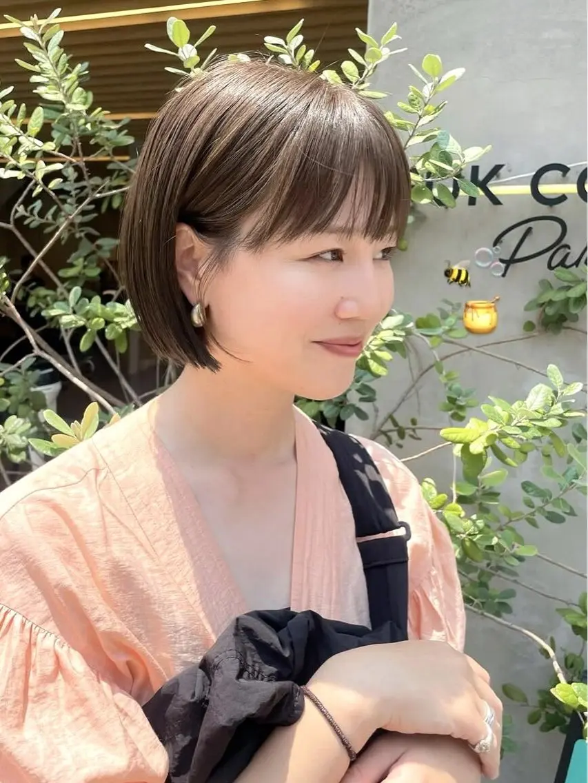 ショート カラー 田部 勇斗のヘアスタイル