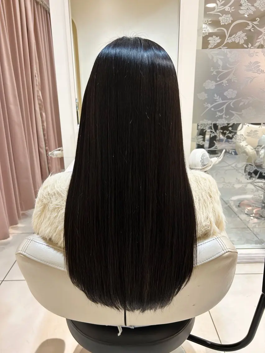 ロング 縮毛矯正 カット 縮毛矯正 トリートメント 高橋 佑のヘアスタイル