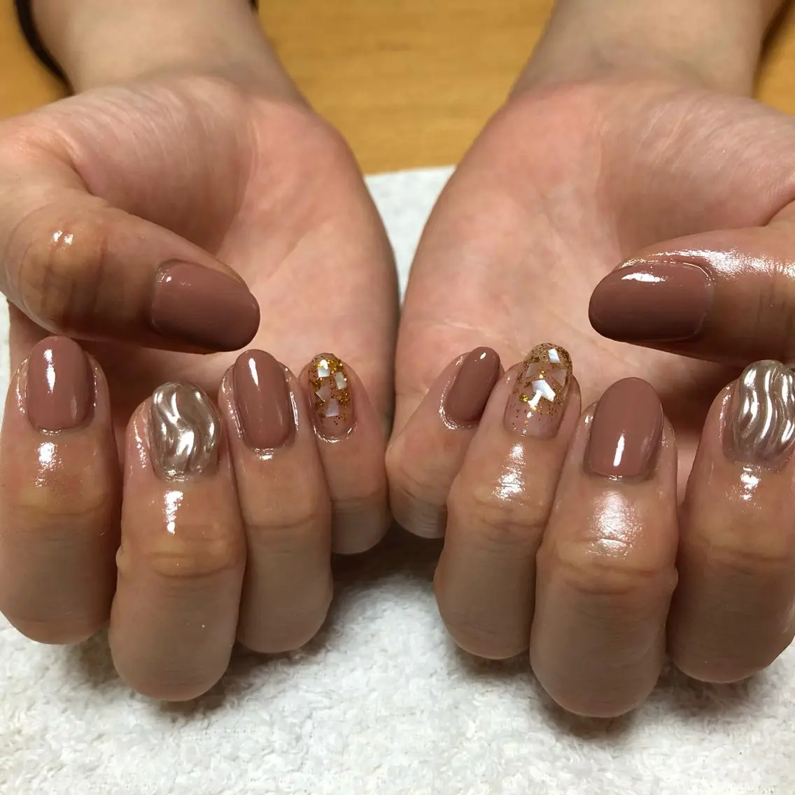 ネイル ハンドネイル private_ salon.Leaのネイルデザイン