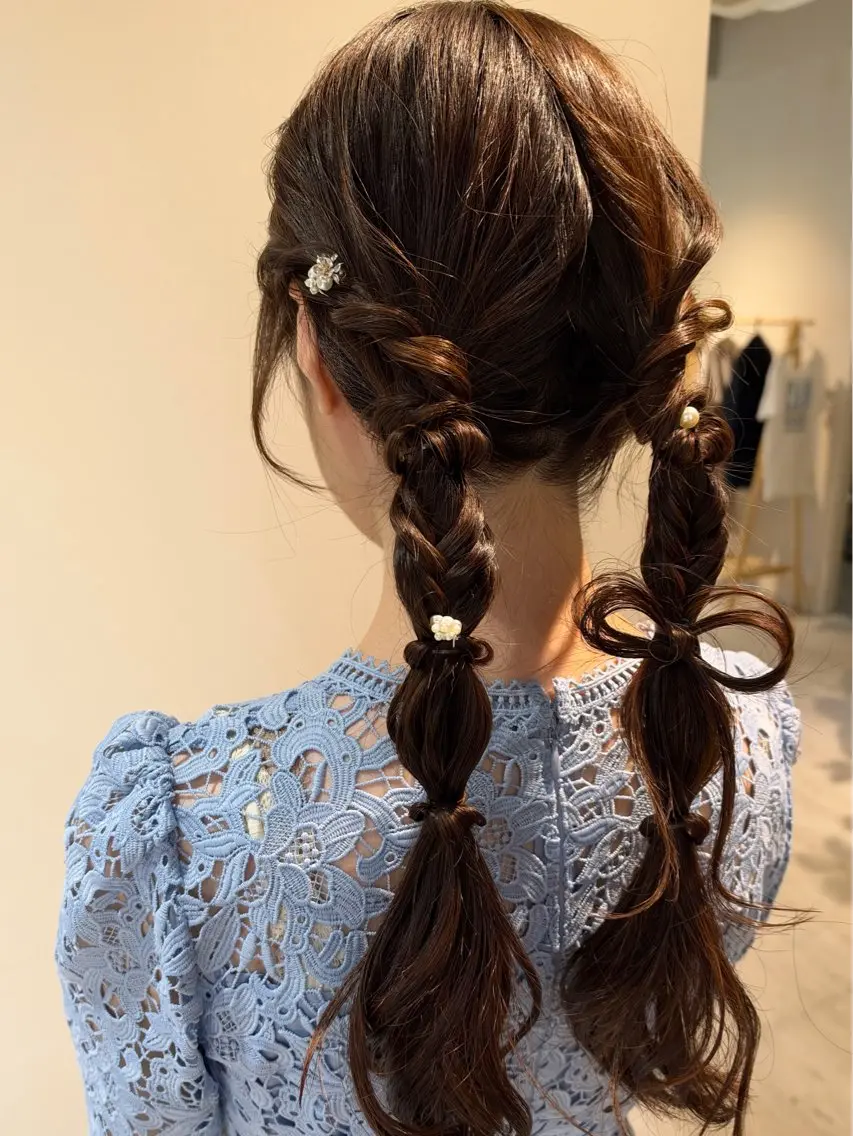ロング ヘアセット Connect Rumiのヘアスタイル