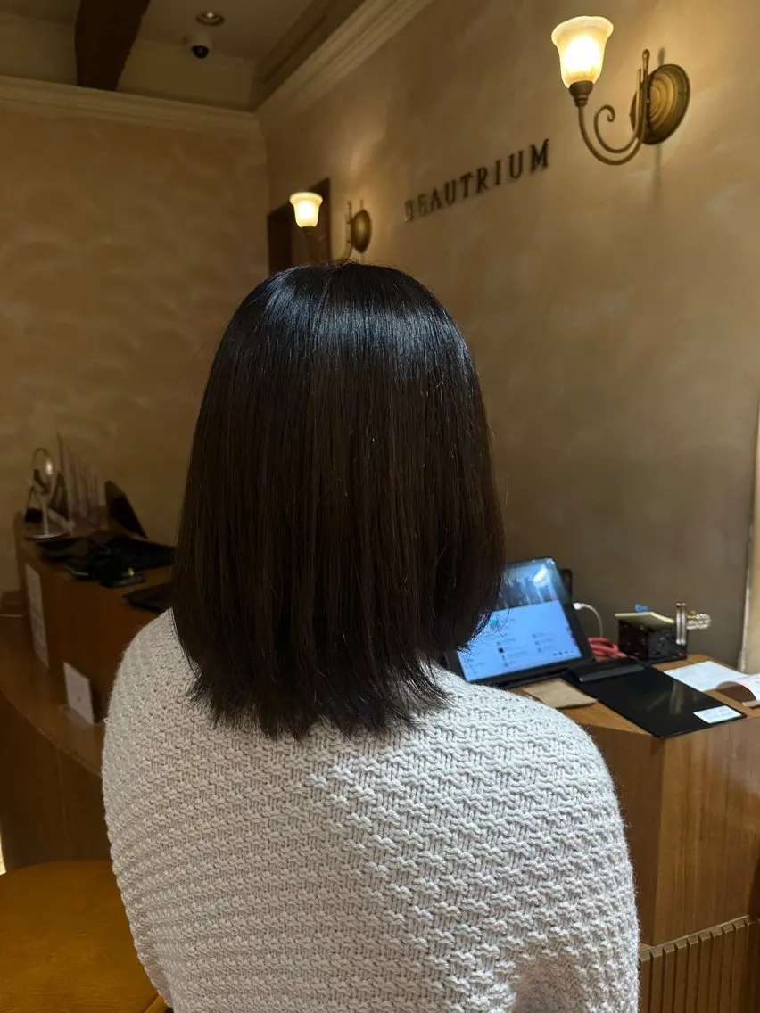 ミディアム カラー ヘアカラー 池見 円花🌷のヘアスタイル