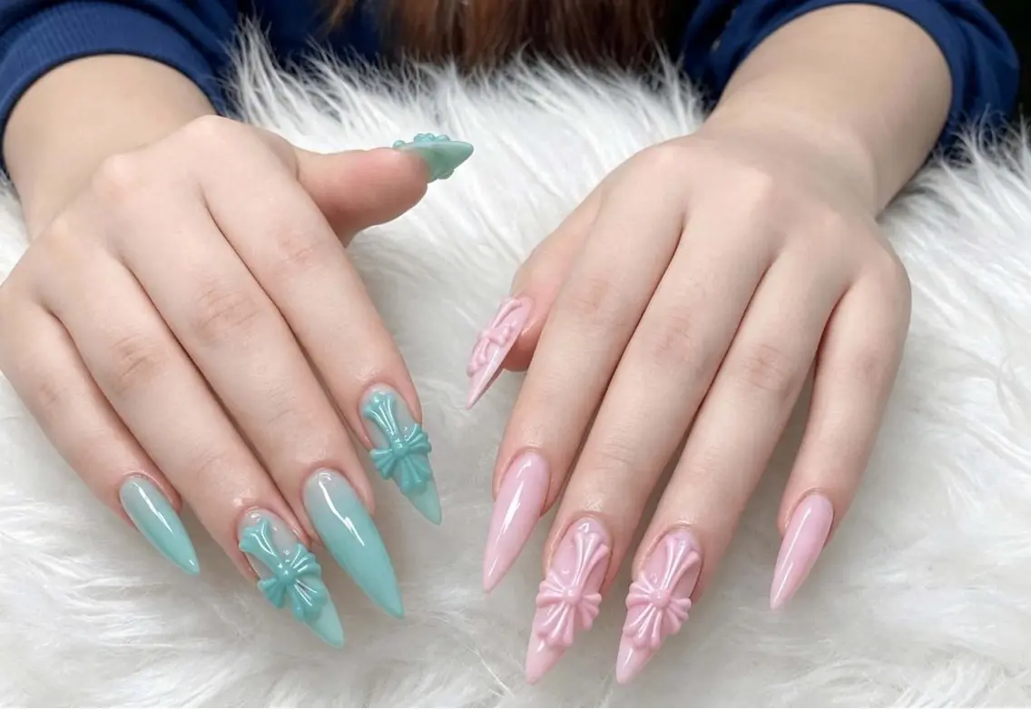 ネイル ジェルネイル キラキラネイル 韓国ネイル 持ち込み ニュアンスネイル RUNA Nemnailのネイルデザイン