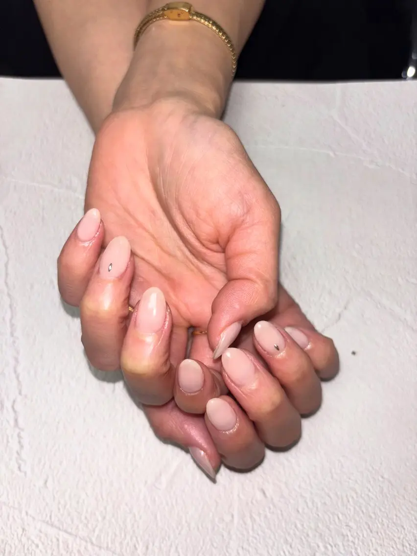 【オフ込み】ワンカラー💎ストーン5💎の写真
