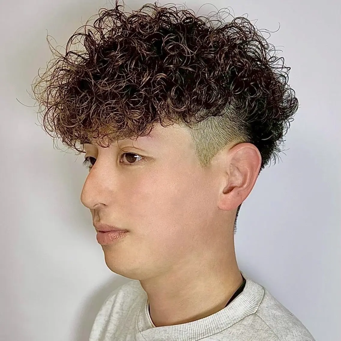 メンズ カット パーマ 原田 黎也のヘアスタイル