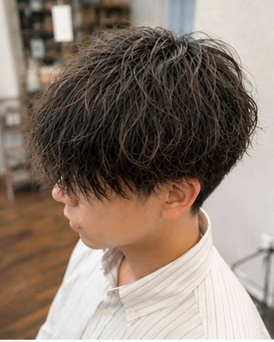 パーマ メンズ 【メンズ&髪質改善】 萬納陽介のヘアスタイル